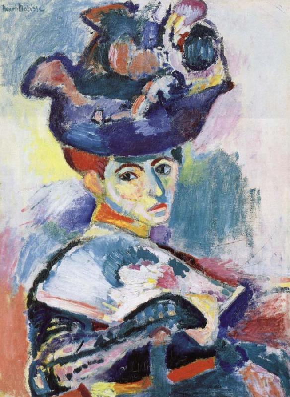 Henri Matisse The woman wearing a hat oil painting image